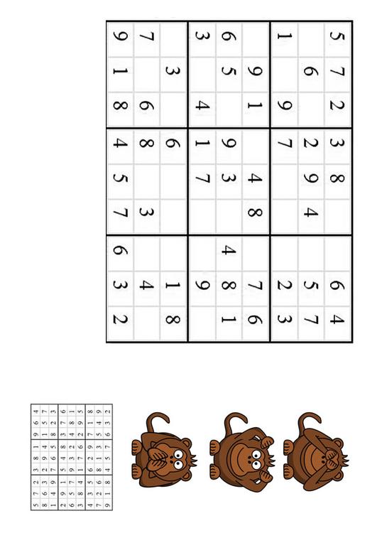 sudoku - monkeys