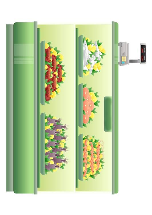 supermarket - fish counter