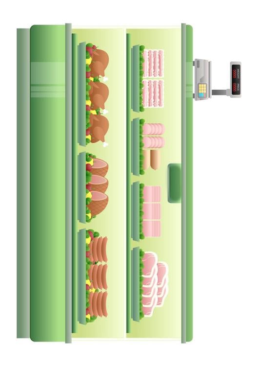 supermarket - meat counter