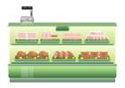 Images supermarket - meat counter