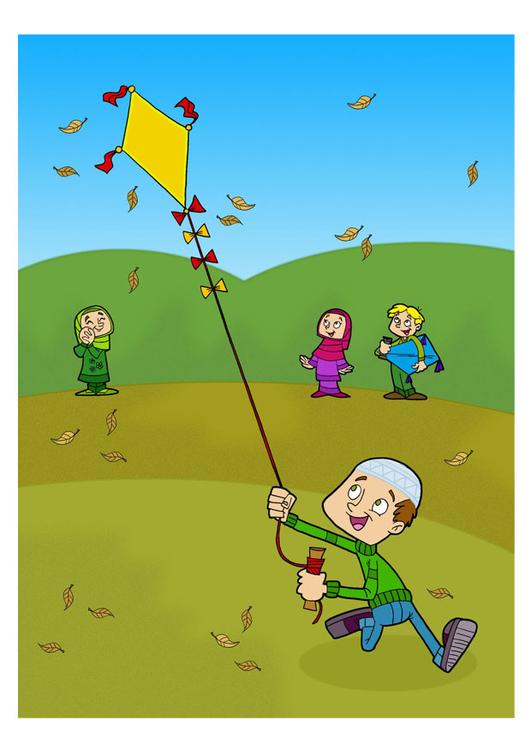 to fly kites