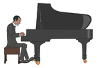 Images to play the piano