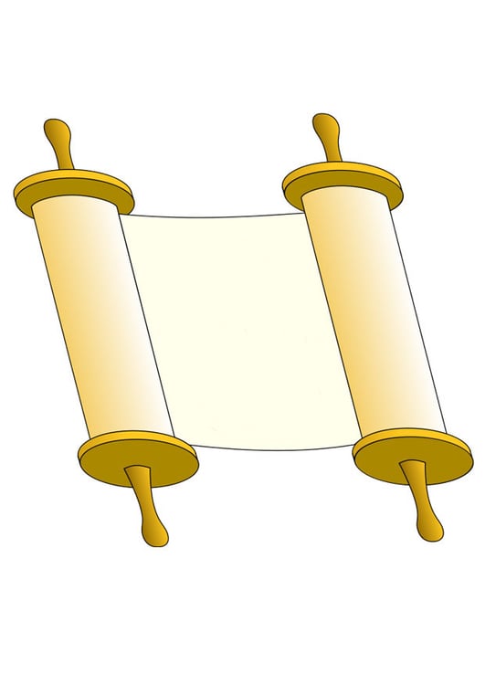 Image Torah scroll - free printable images - Img 26212.