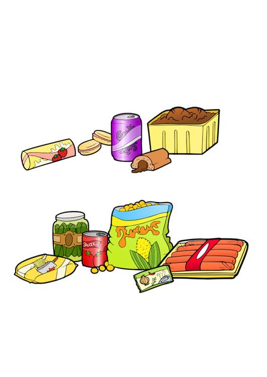 Healthy Food Drawing easy steps - YouTube