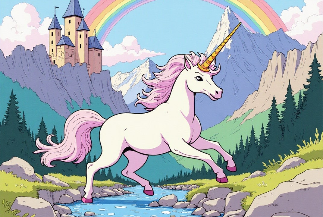 Image unicorn at castle