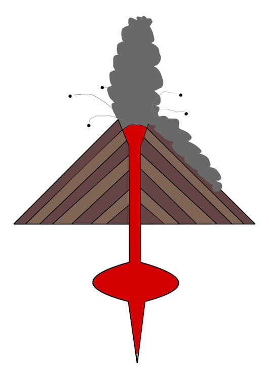 Image volcano eruption