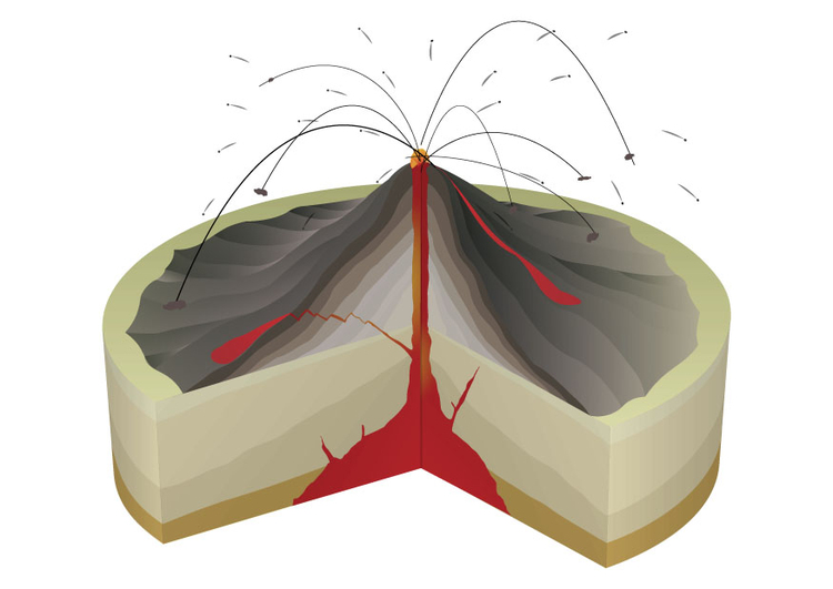 Image volcano explosion