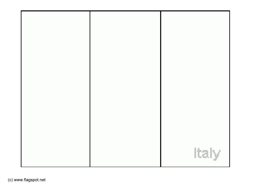 Coloring Page Flag Italy - Free printables - Img 6372