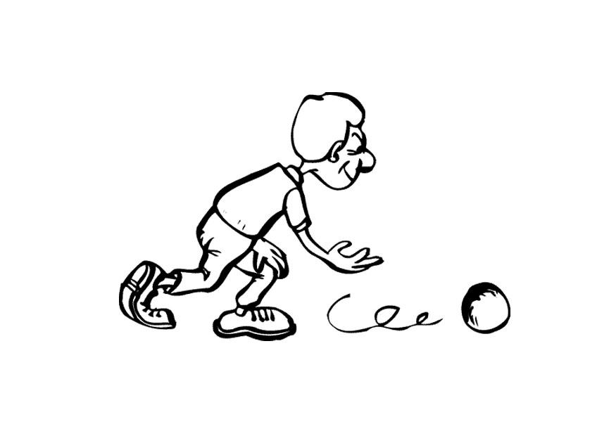 bowling Coloring page bowling