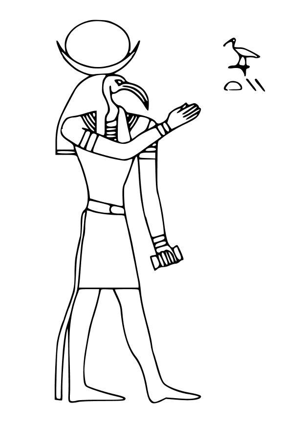 thot Coloring page thot