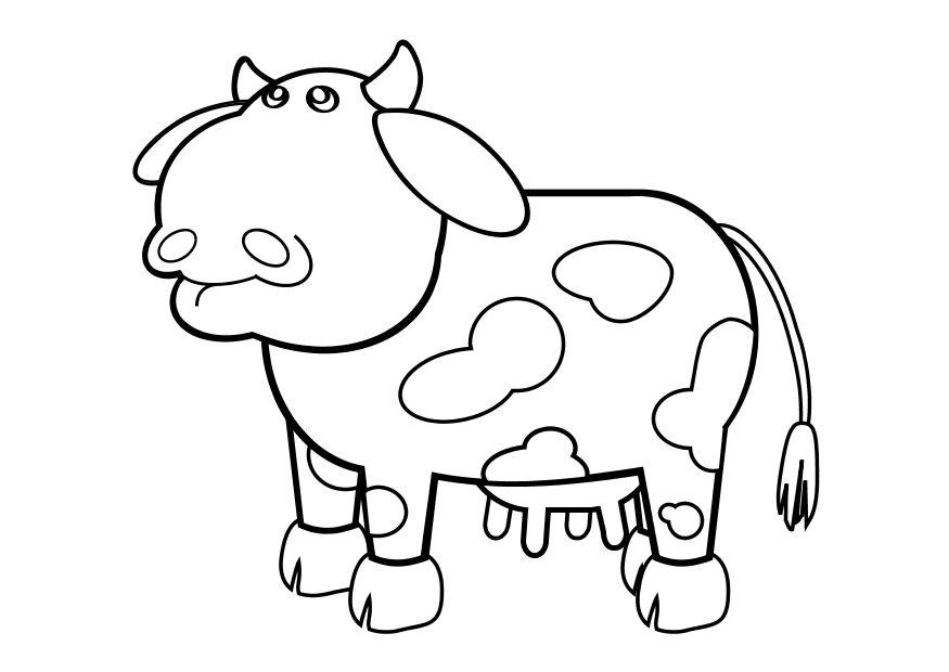 cow Coloring page cow