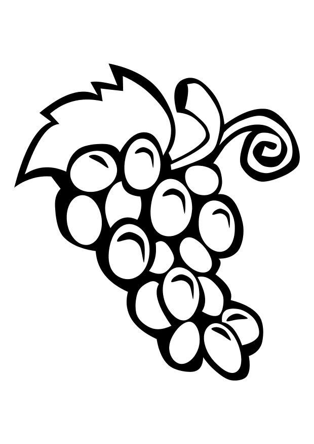 grapes Coloring page grapes
