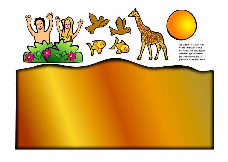 Craft adam and eve scene 2