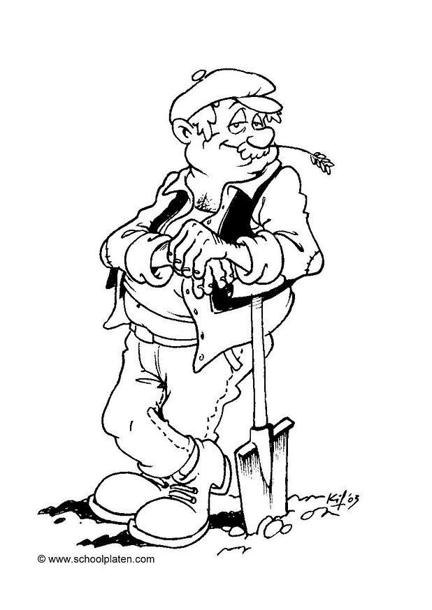 farmer2 Coloring page farmer2