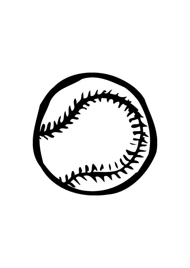 baseball Coloring page baseball