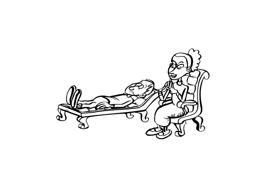 psychologist Coloring page psychologist