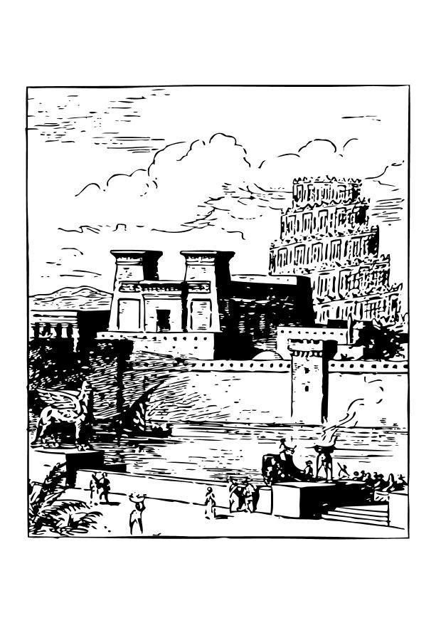 babylon Coloring page babylon