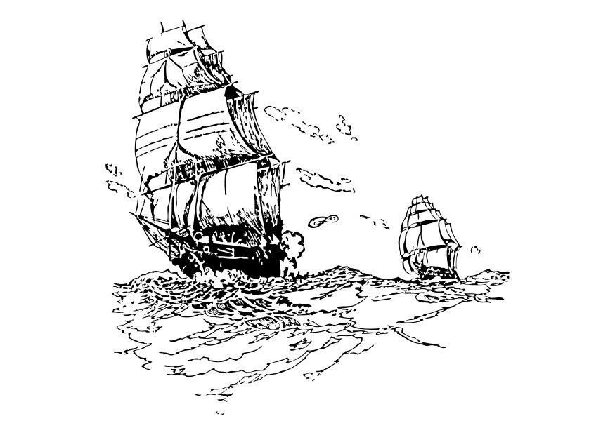 sailing vessels Coloring page sailing vessels