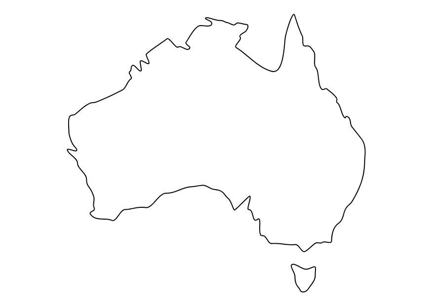 Coloring page australia