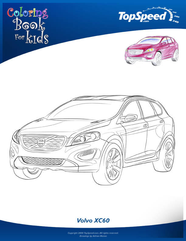 Coloring page detroit auto show-6