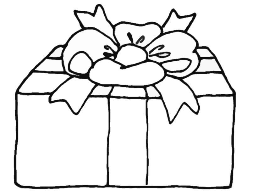 christmas present Coloring page christmas present