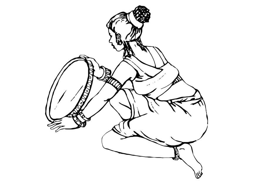 woman Coloring page woman