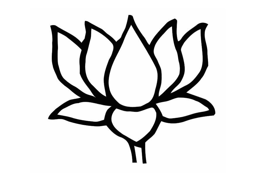 lotus Coloring page lotus