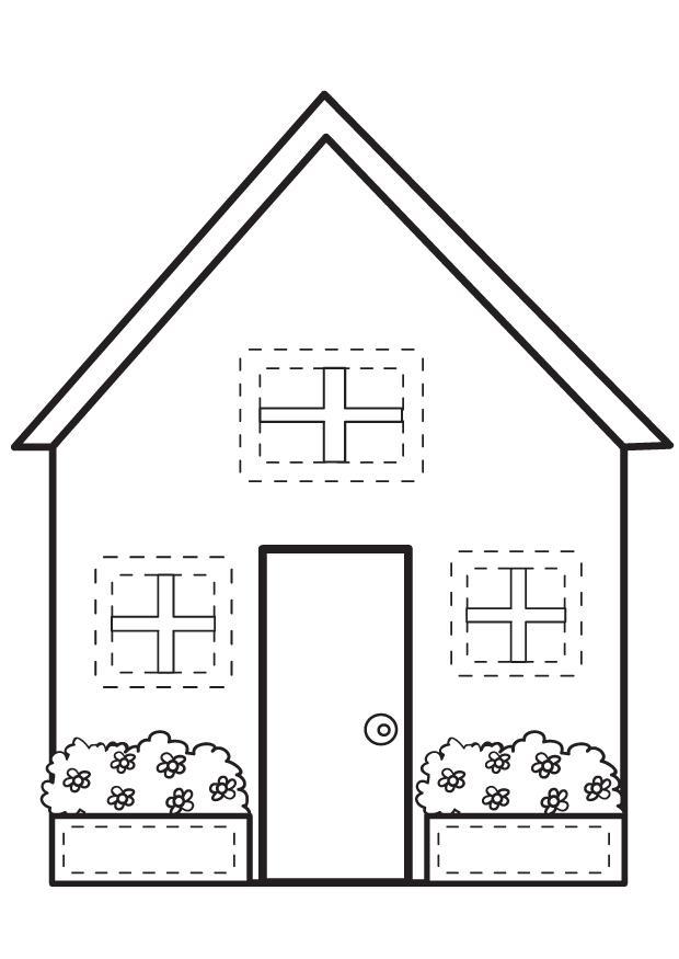 house Coloring page house