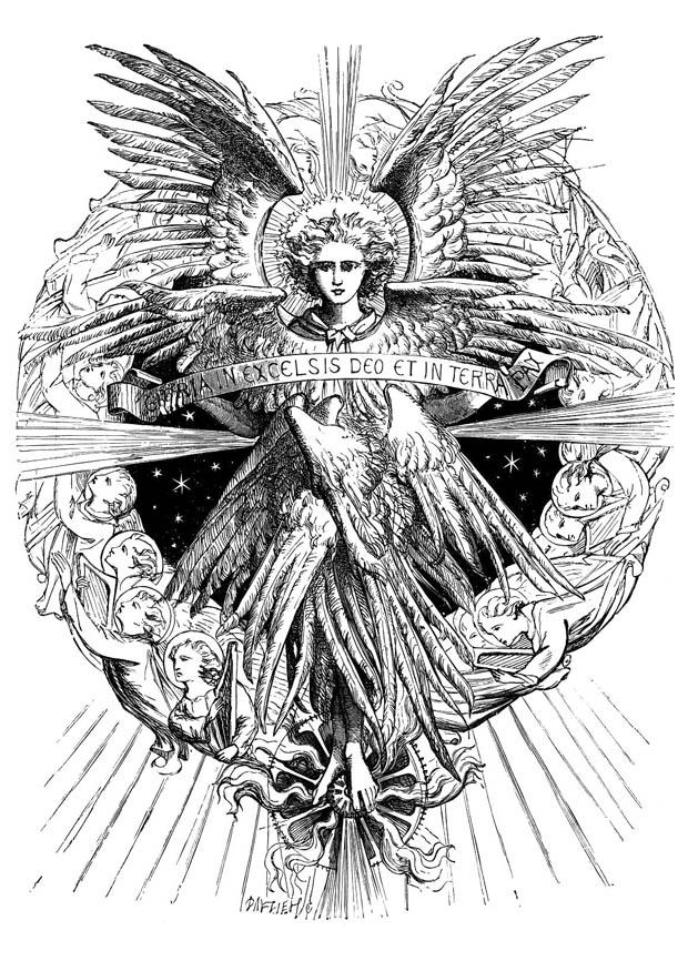 angel Coloring page angel