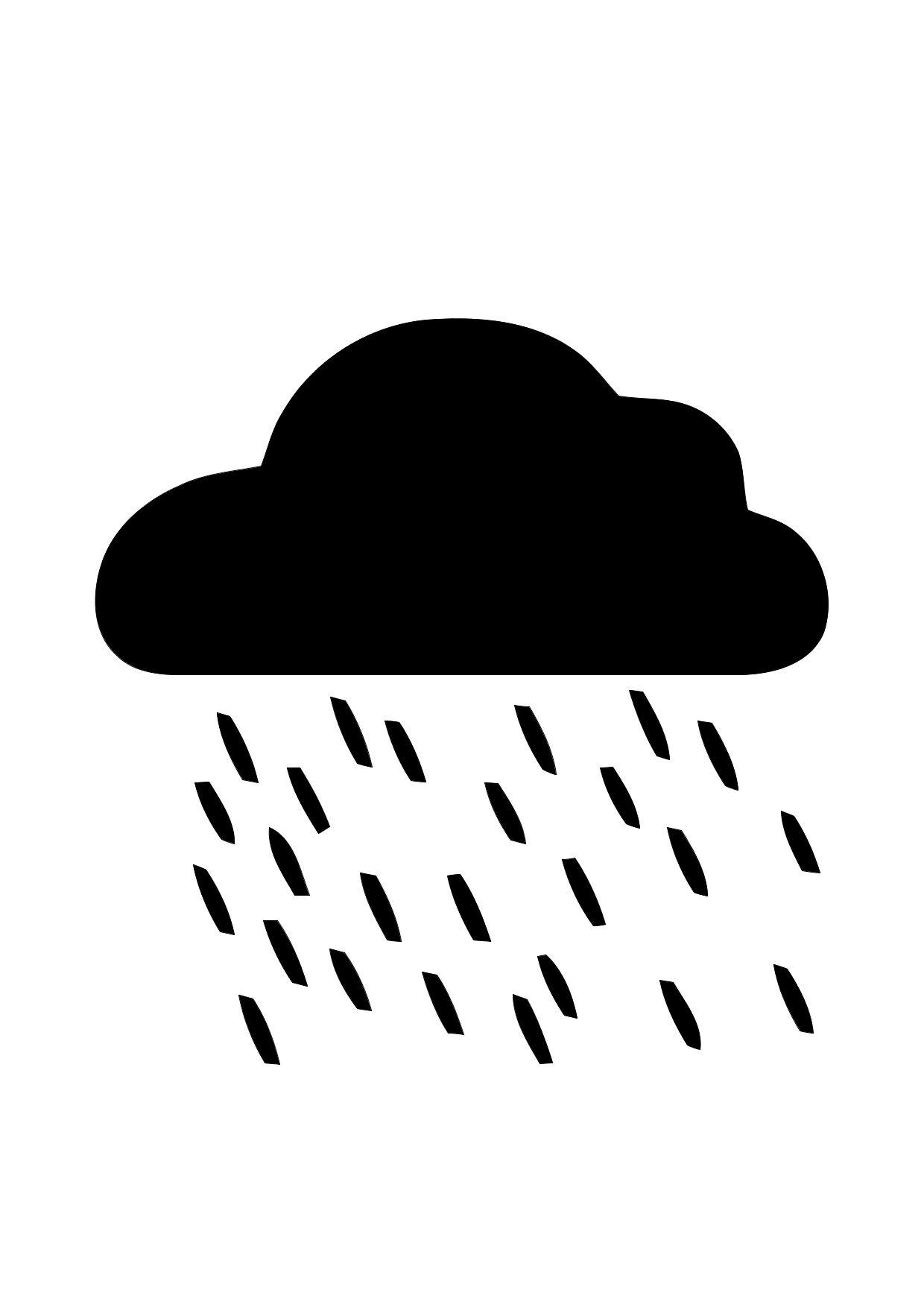 01a. rain Coloring page 01a. rain