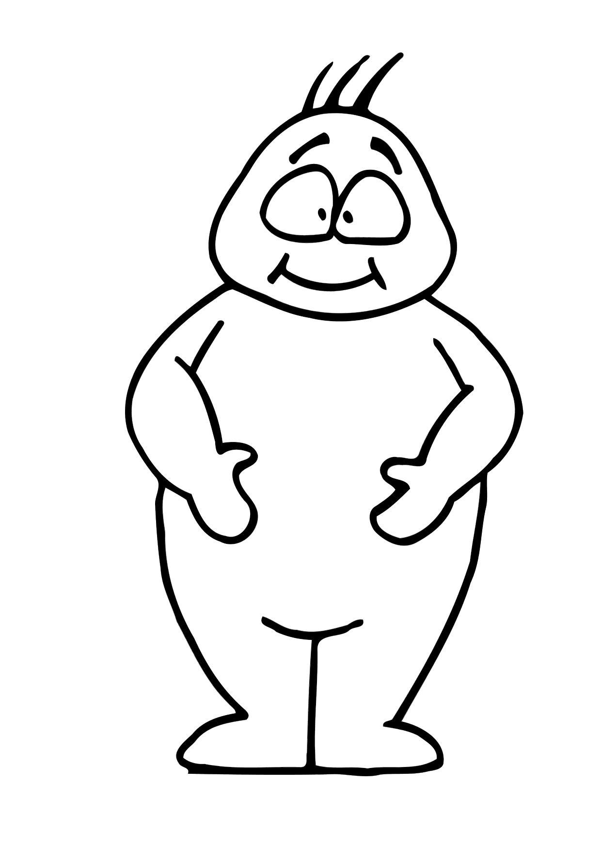 04b. fat Coloring page 04b. fat