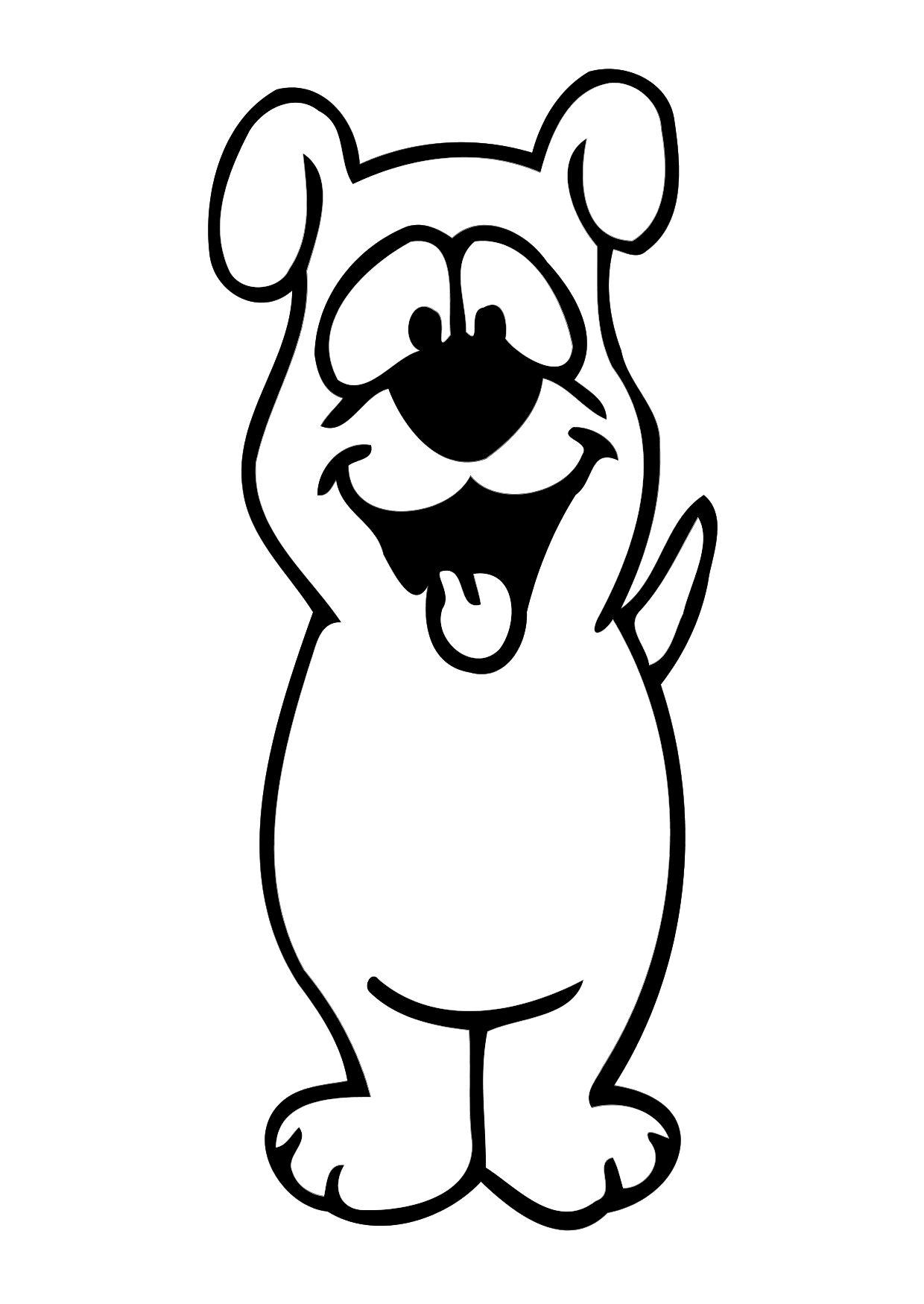 dog Coloring page dog