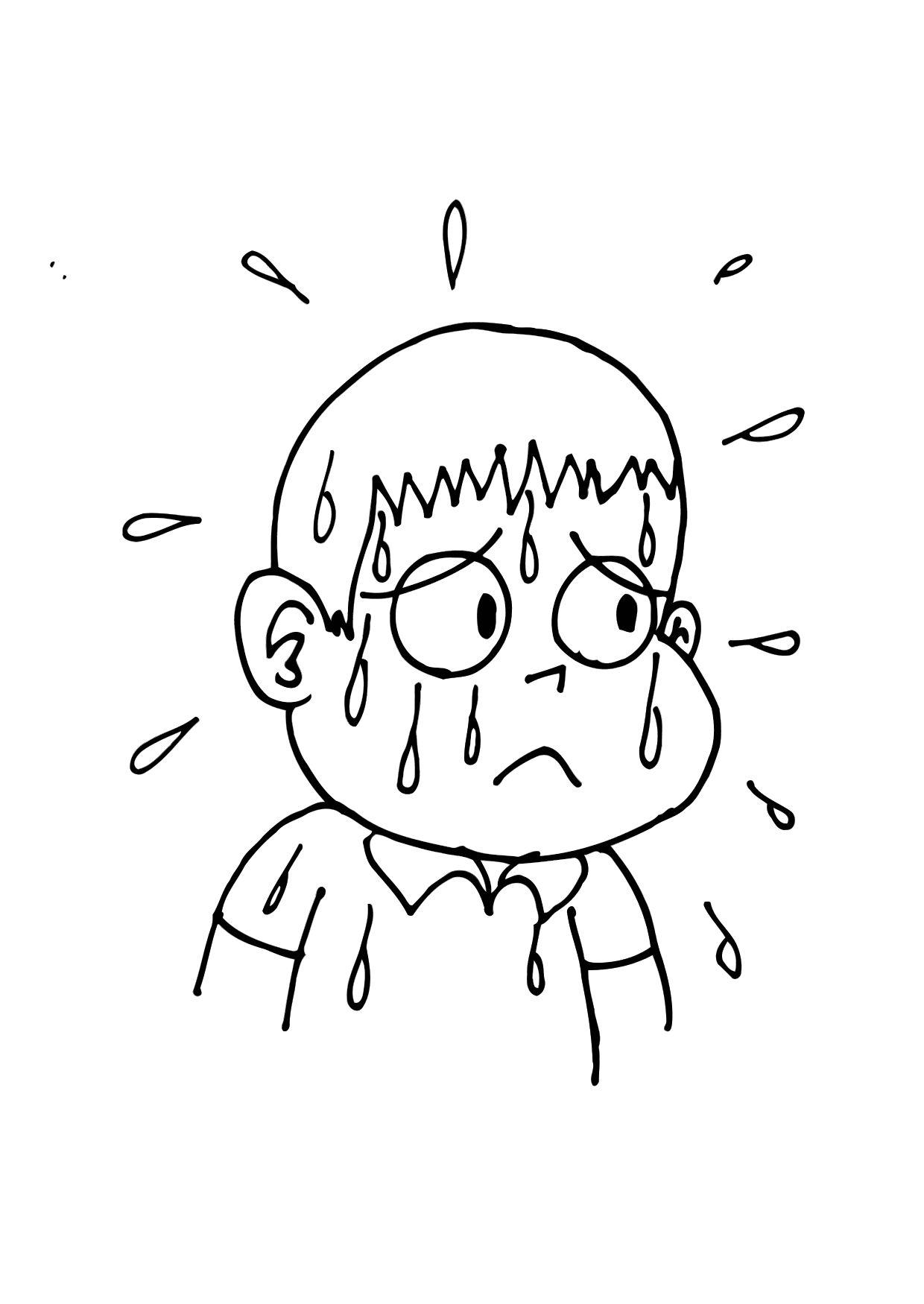 perspire Coloring page perspire