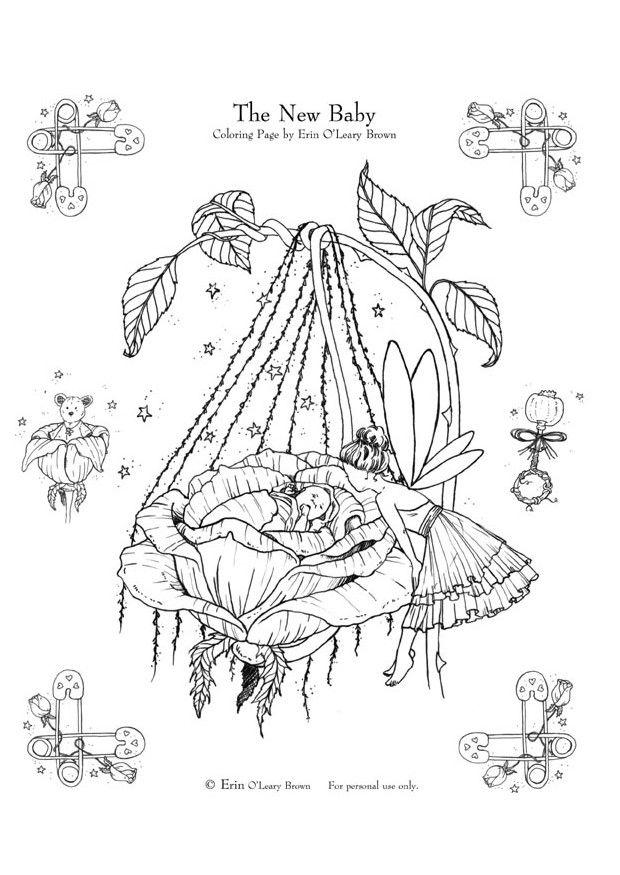 newborn child Coloring page newborn child