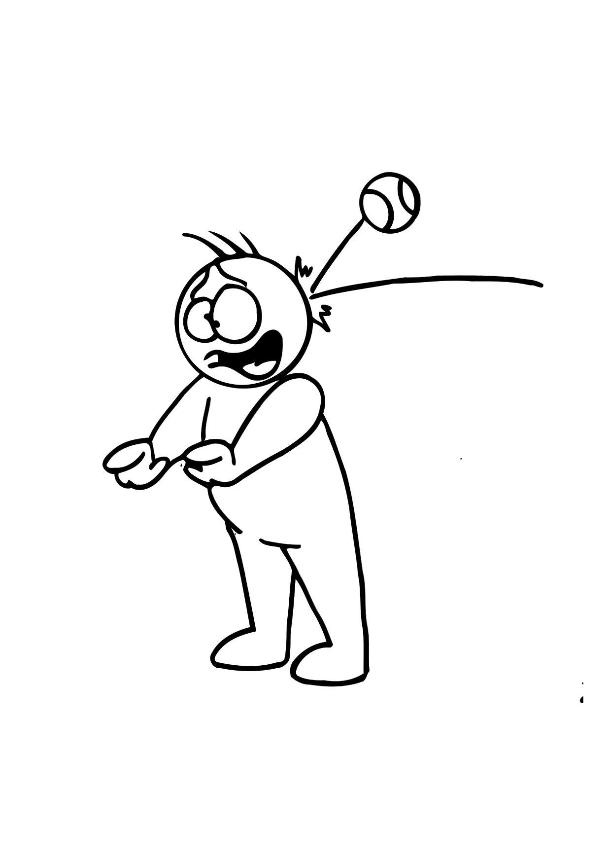 hit Coloring page hit