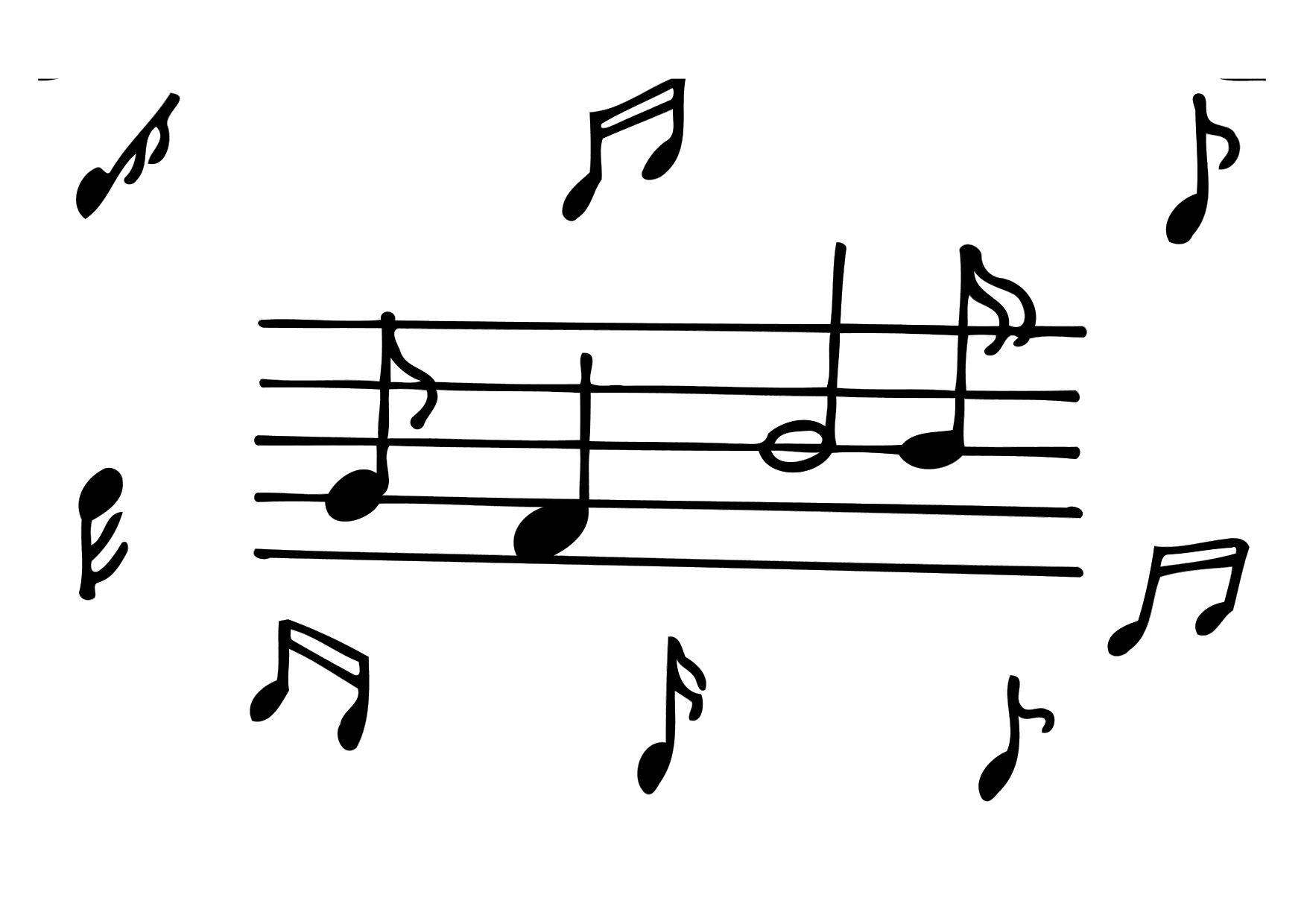 Coloring page music