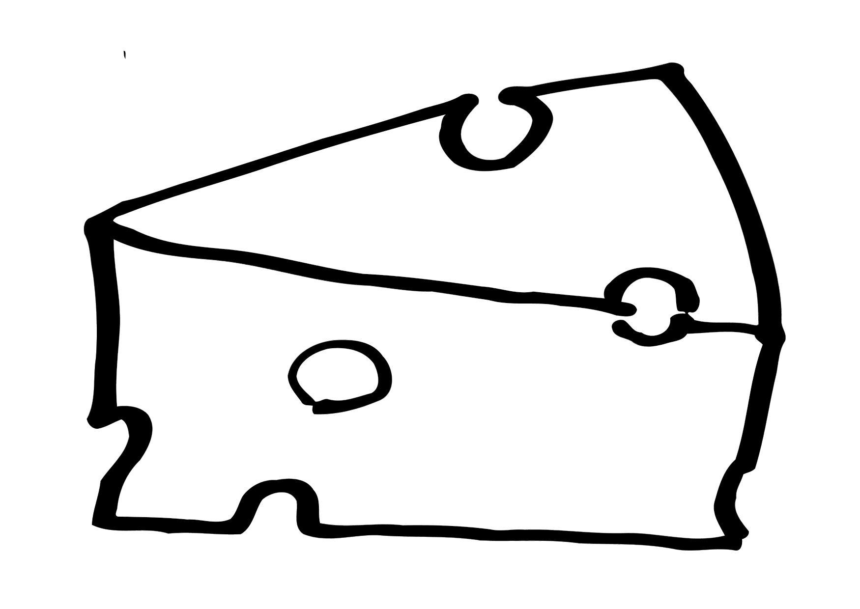 cheese Coloring page cheese
