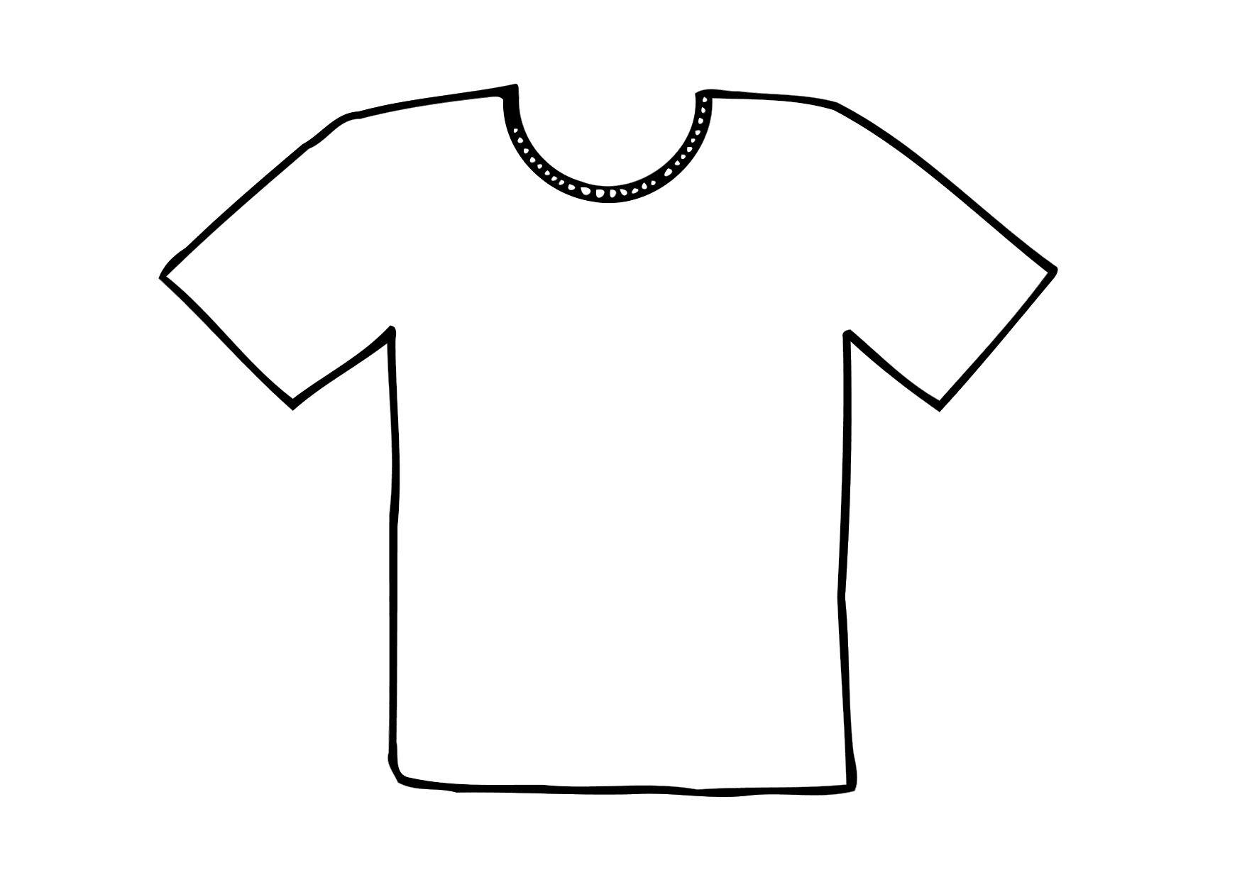 t-shirt Coloring page t-shirt