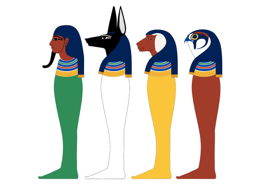 four sons of horus Image four sons of horus