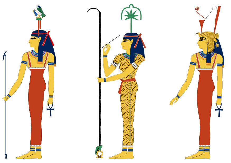 hathor seshat and mut Image hathor seshat and mut