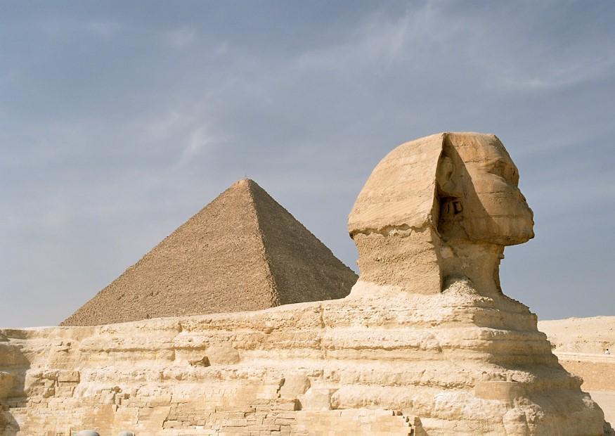 pyramid & the sphinx Photo pyramid & the sphinx