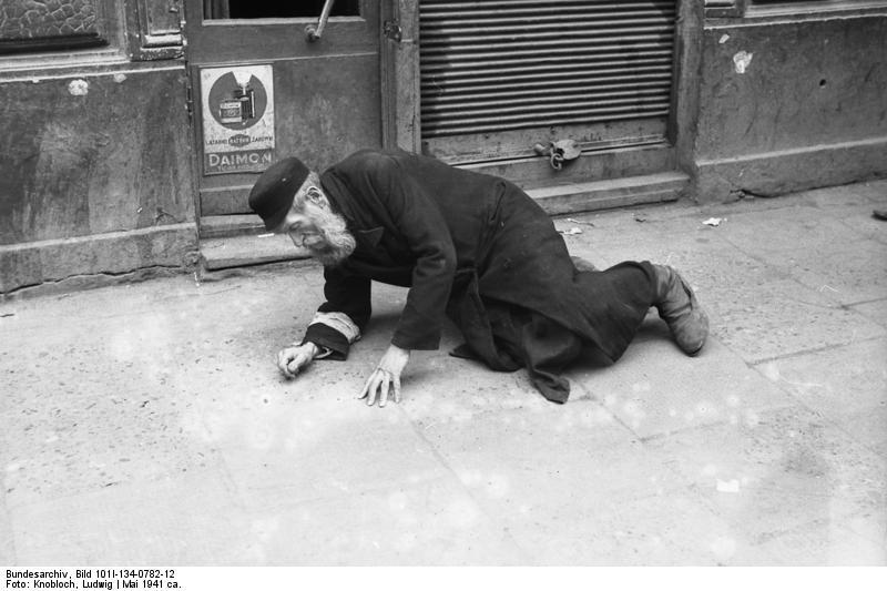poland - ghetto warsaw - old man Photo poland - ghetto warsaw - old man