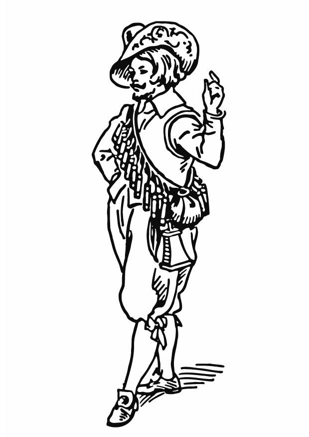ammunition belt - bandolier Coloring page ammunition belt - bandolier
