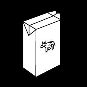 milk carton Coloring page milk carton