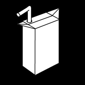 drink carton Coloring page drink carton