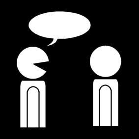 conversation Coloring page conversation