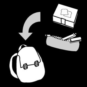 to pack your bagpack Coloring page to pack your bagpack