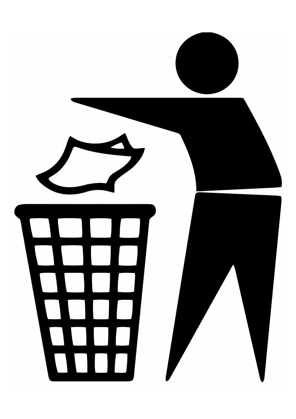 trash Coloring page trash