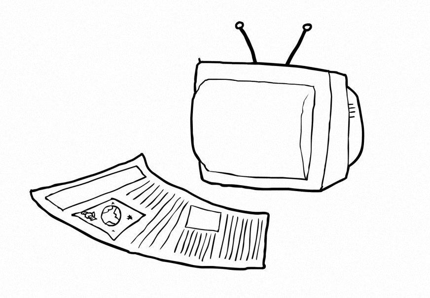 media Coloring page media
