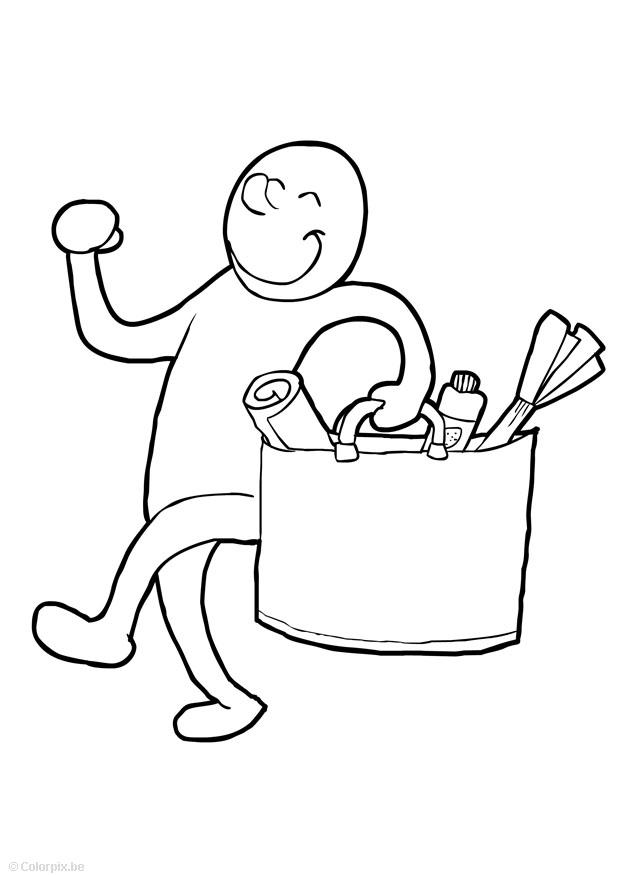 messenger Coloring page messenger